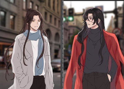 Hua Cheng and Xie Lian