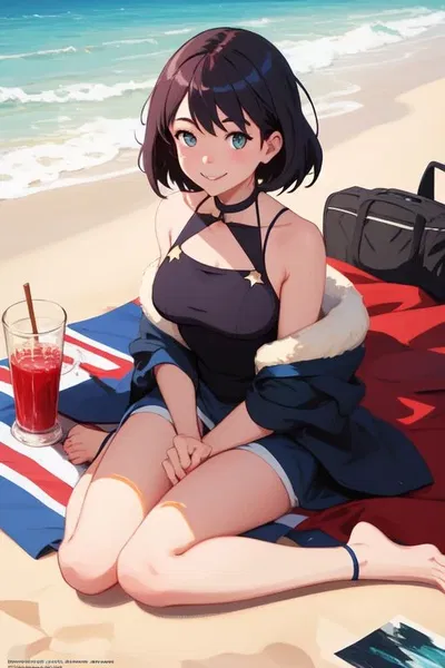 Aussie Beach Girl