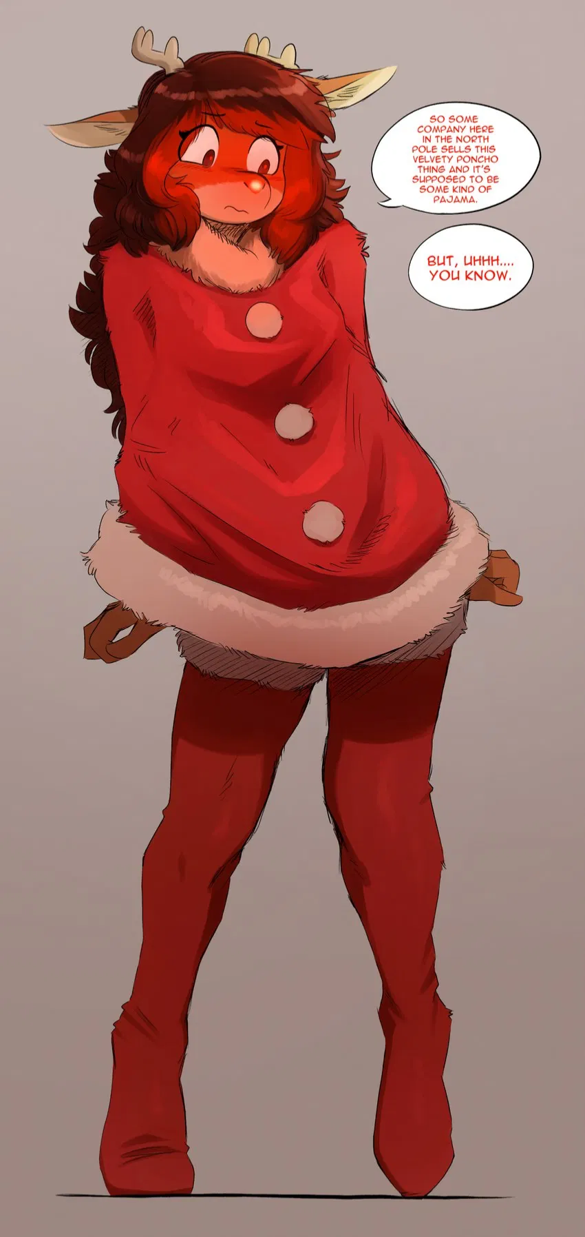 Ruby the nervous reindeer 