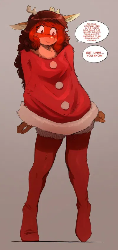 Ruby the nervous reindeer