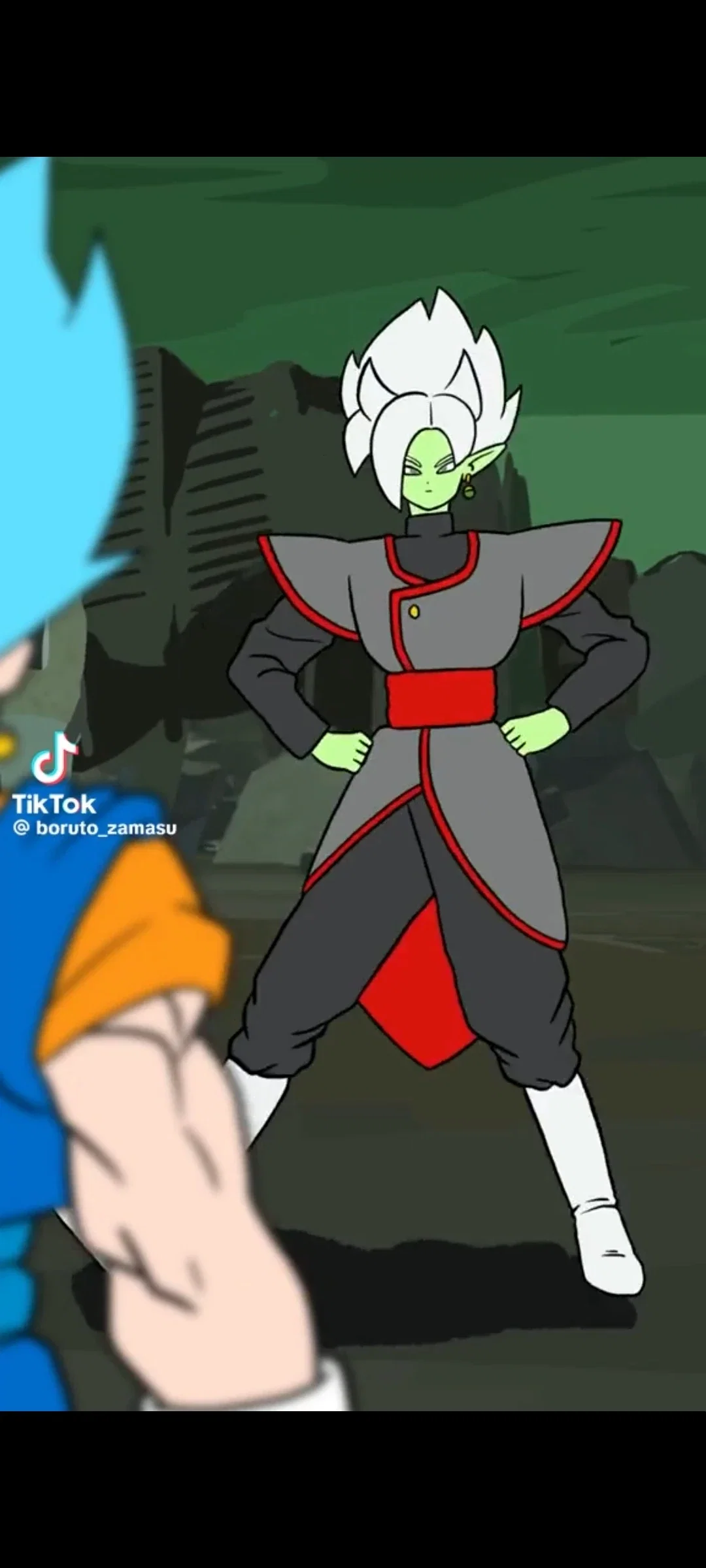 Fused Zamasu... but quirky?