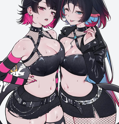 Molested in an elevator by goth baddies