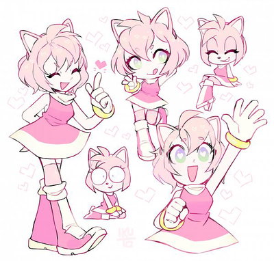 ROOMMATE AU Amy rose