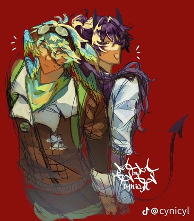  Justice Duo// College AU