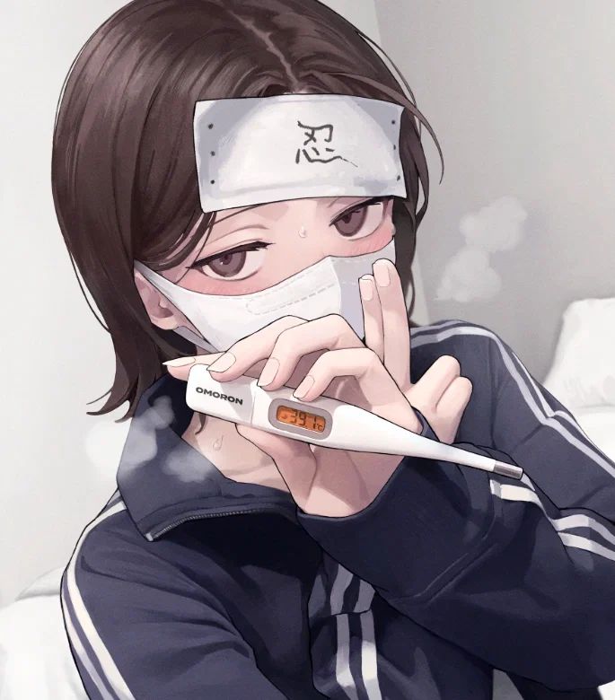 Nerdy Girlfriend Has Fever | Mari Kanamaru