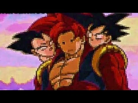 A fusion of Saiyans gone wrong.