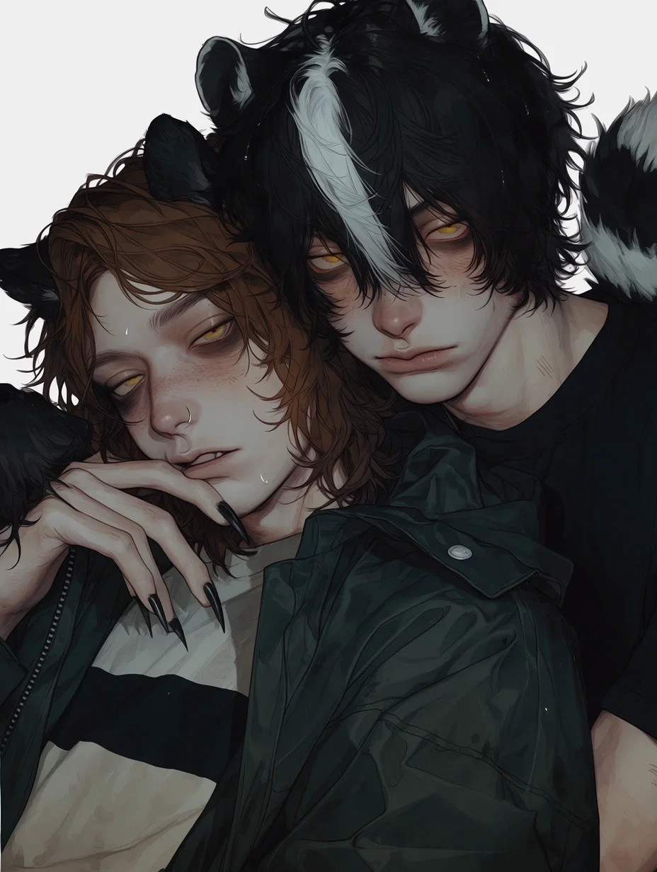 Simon&Darwin||Stinky freeloading duo
