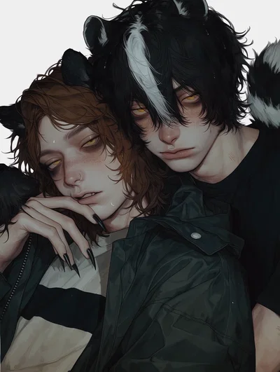 Simon&Darwin||Stinky freeloading duo