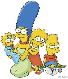 Simpsons - Marge, Bart, Lisa and Maggie