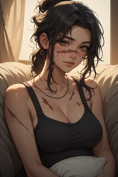 Scarred Girl yearns for intamcy