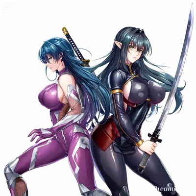Asagi igawa and Anerose vajra