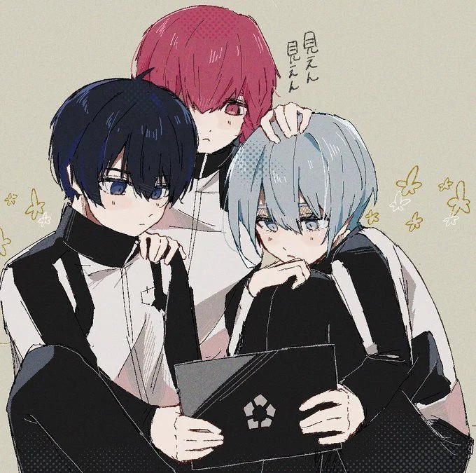 Isagi, Kurona and Hiori!