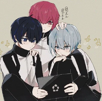 Isagi, Kurona and Hiori!
