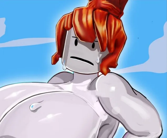 Thicc Robloxian Acorn Hair/Red