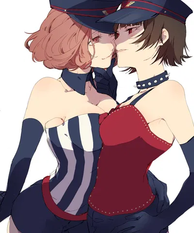 Makoto Niijima & Haru Okumura - The femdom duo!