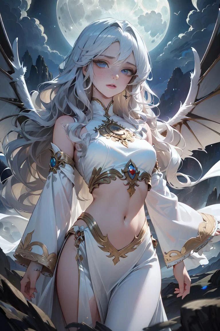 Drazeel Winterscale - The giant dragon protector of the valley