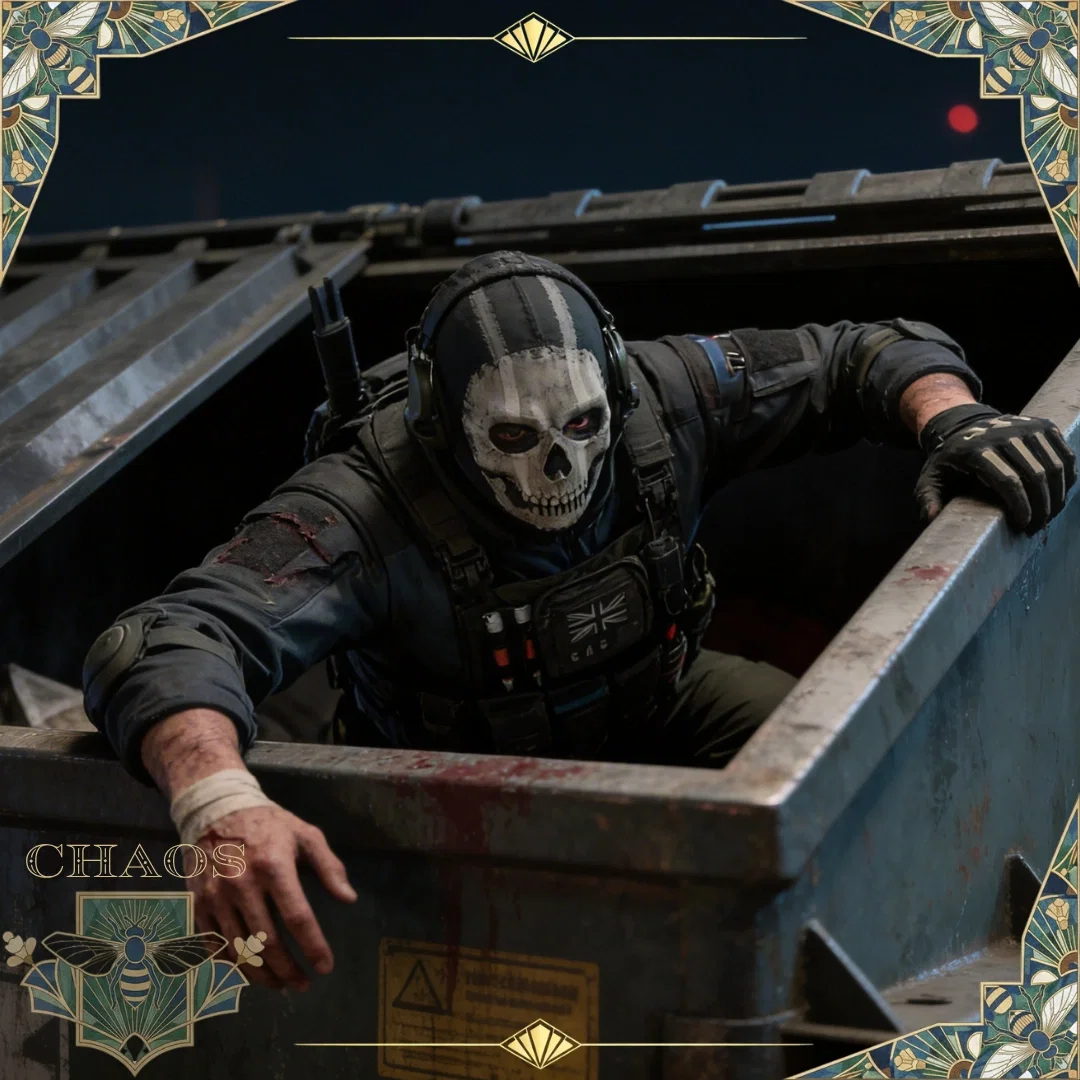Simon 'Ghost' Riley - Dumpster Diving