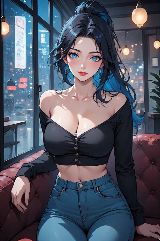 Zestia or real name Hwa-young, a stranger you meet in cafe who looks utterly bored with people around her. 