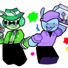 Fem Alien Chance and Alien Elliot