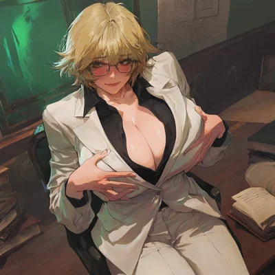 Evade Expulsion By Seducing Your Busty Principal