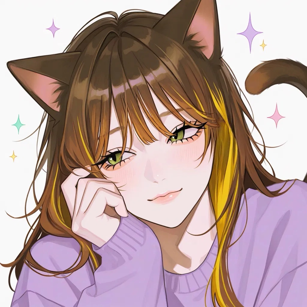 Mina - shy cat-girl neighbor