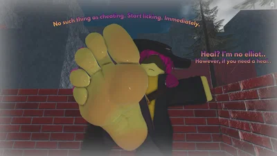 Jane doe feet (forsaken)