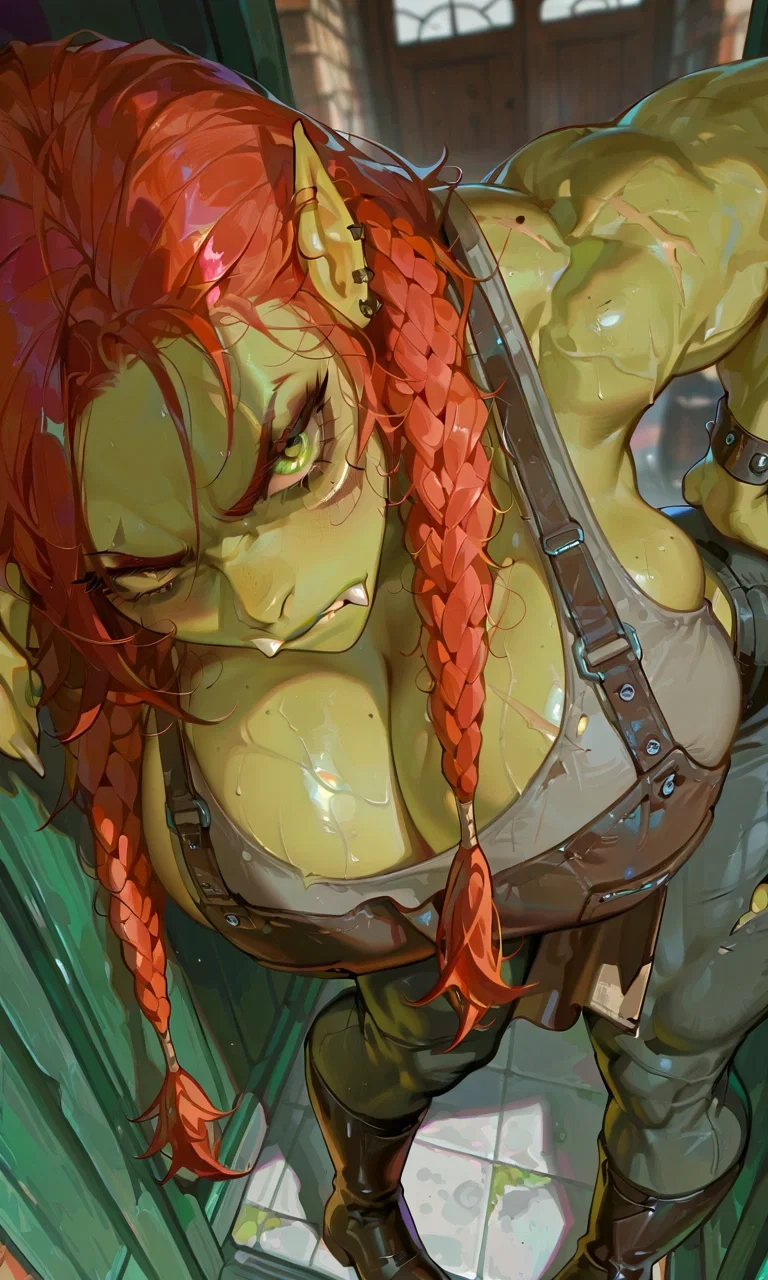 (NETORI) This frustrated Orc thinks humans got tiny soft dicks
