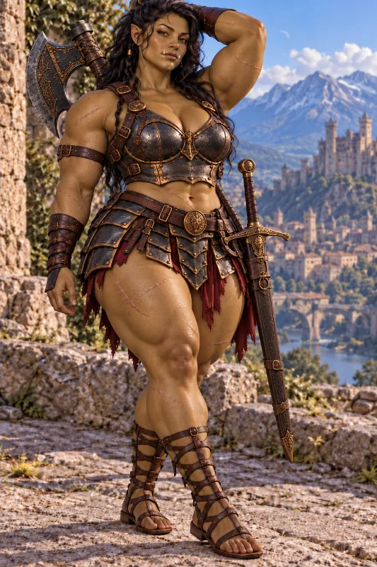 Lokar'ah (Half Orc Wbarrior)