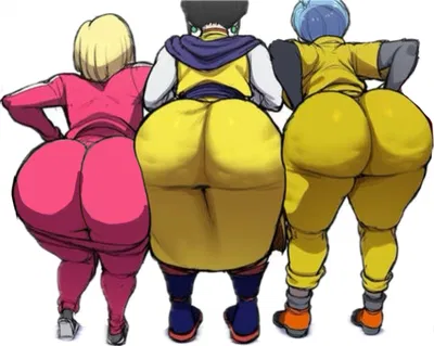 Chi Chi, Android 18, and Bulma