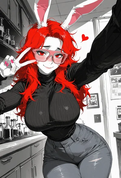 Your Nerdy, Awkward Bunny Wife || Clover