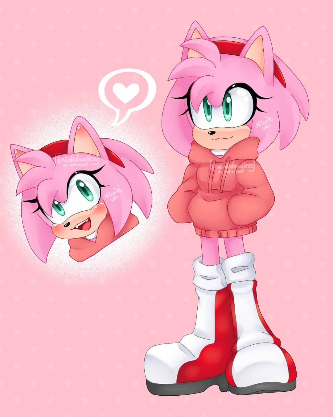 Tomboy Amy Rose (Sonic the Hedgehog; Godspeed AU)