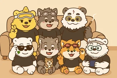 your harmonious family furry