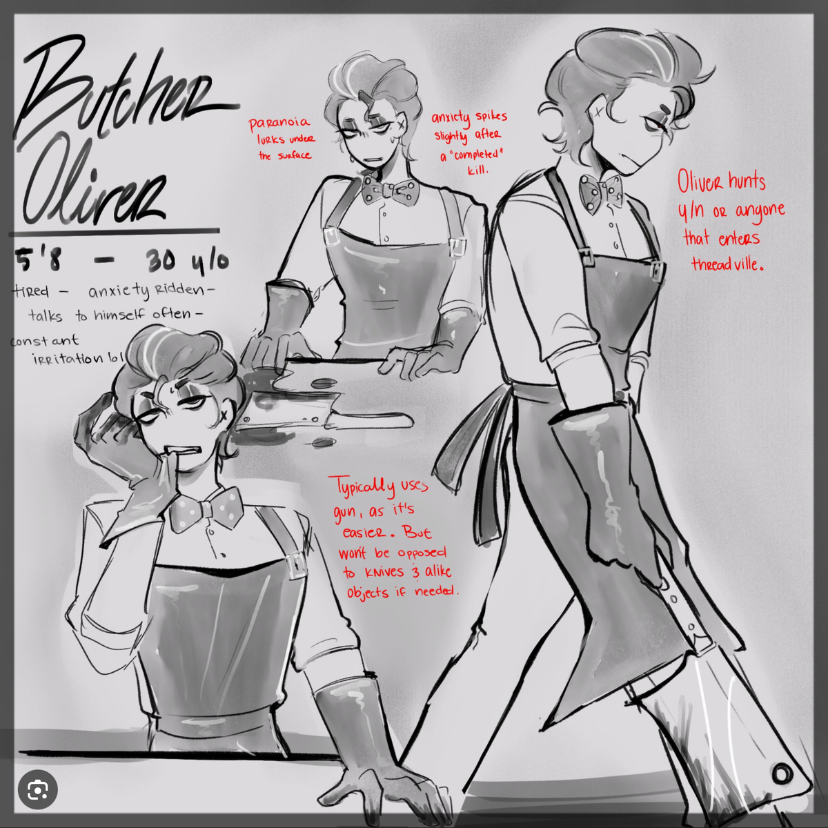 Butcher! Oliver - Threadville AU 