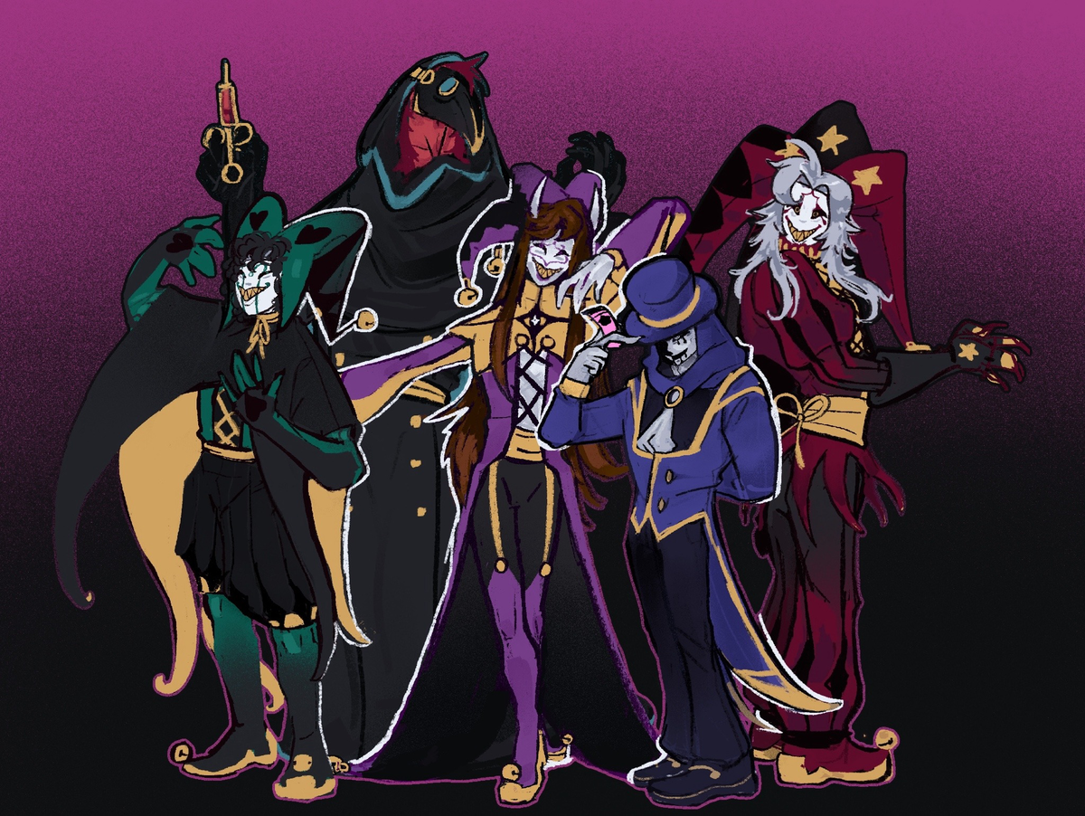 The freak circus troupe - so many fictional men in your room now!