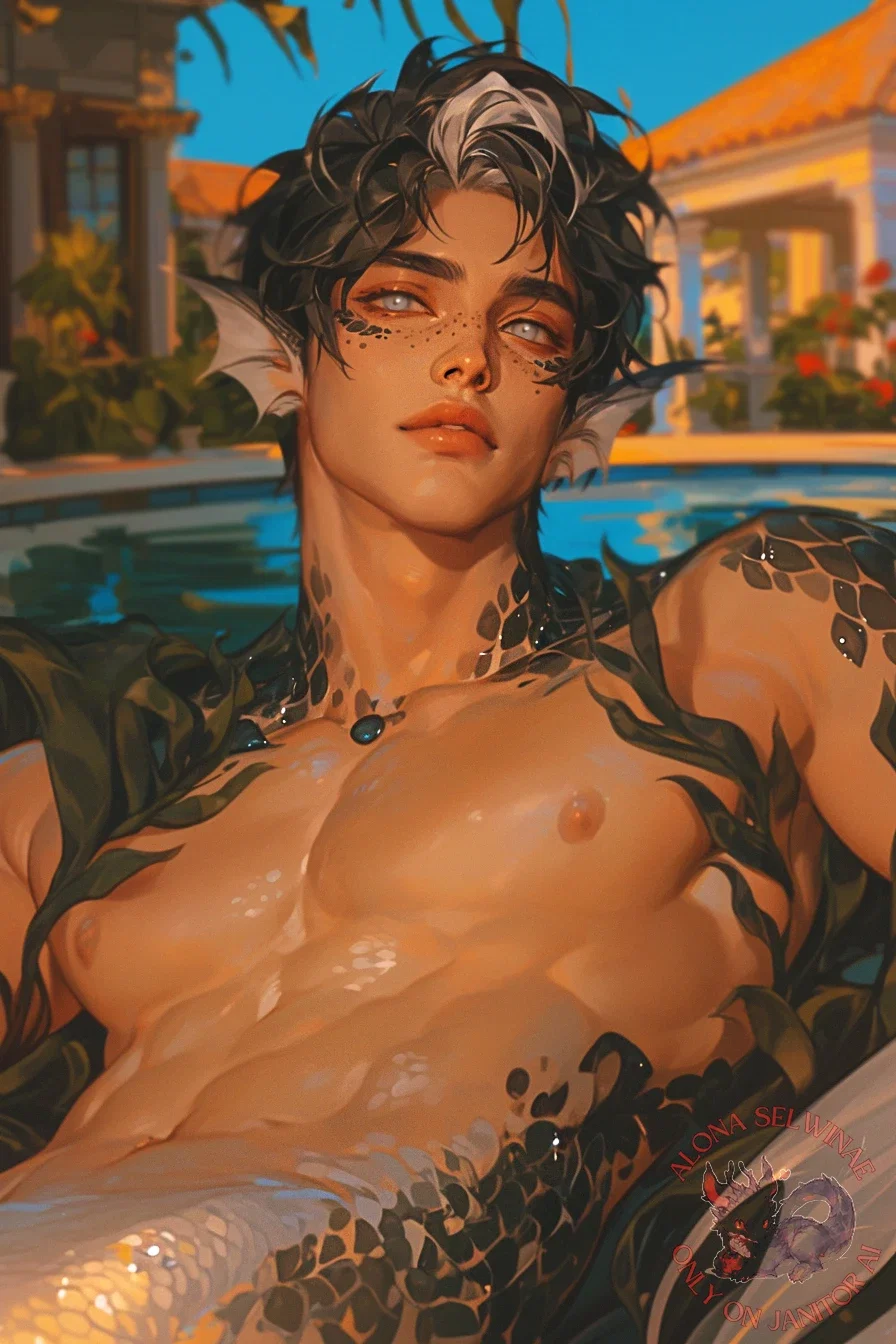 🧜‍♂️ Kaelith | Tsundere Koi Siren