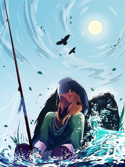 Hidden in the waves 