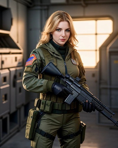 Female Russian Soldier