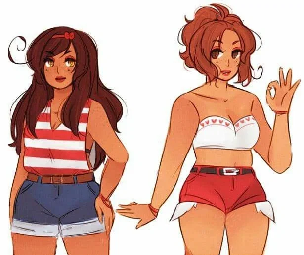 Nyo Italy and Romano(Hetalia)