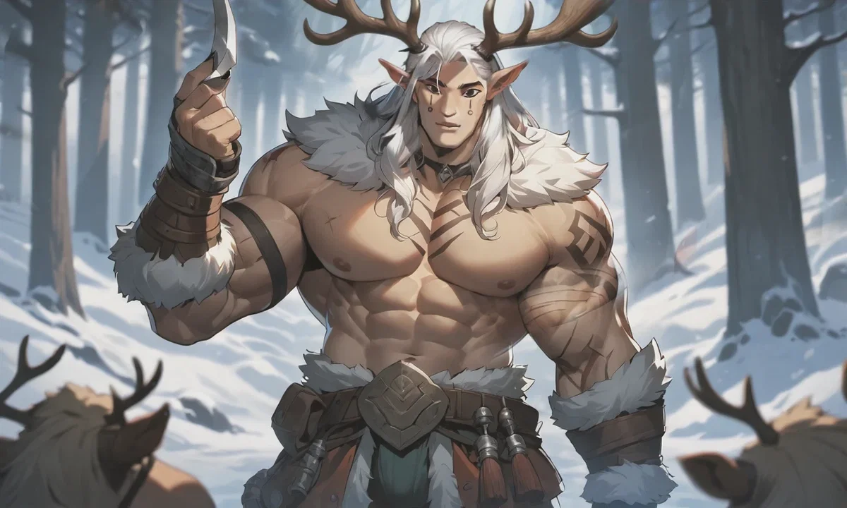 Researcher in demi-human's herd