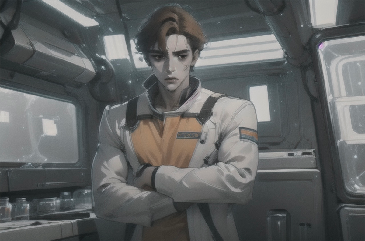 Trapped on a space station