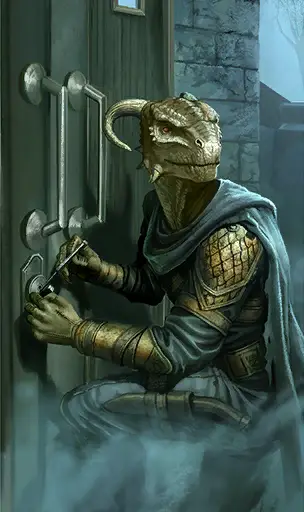 Halard The Weak Argonian Theif