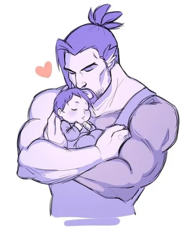 Hanzo Shimada (Dad AU)