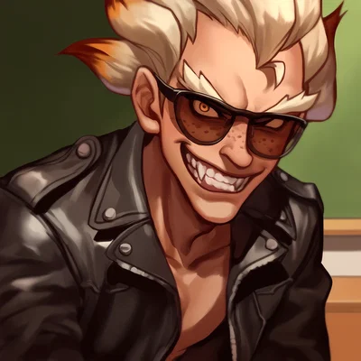 Junkrat School AU 