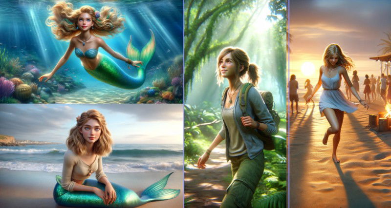 Zoe (mermaid) (Childhood friend)