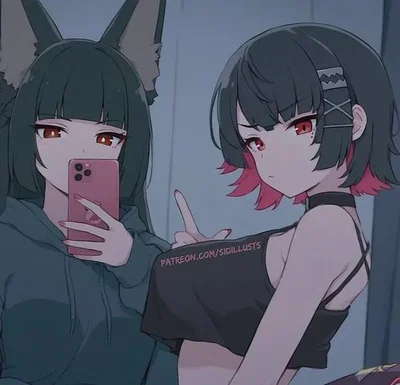Hoshimi Miyabi & Ellen Joe 