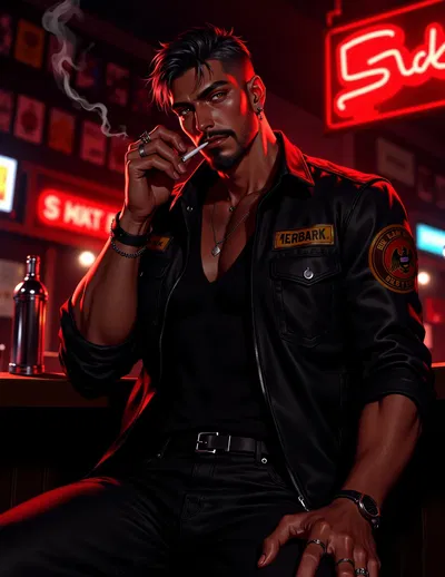 Reign “Saint” Maddox | President of the Black Vultures MC 