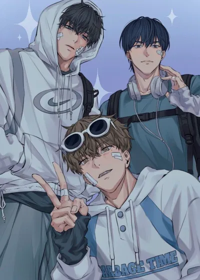 3 roommates | kai, Ash, Natt.