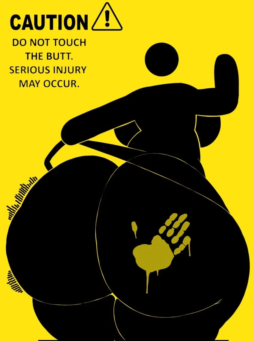 Caution lady that doesn't have a name