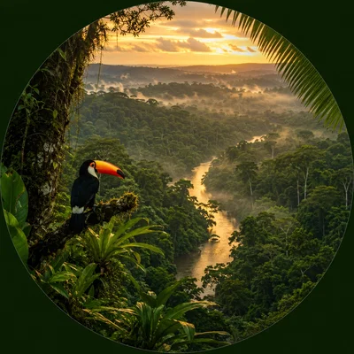 The Amazon rainforest