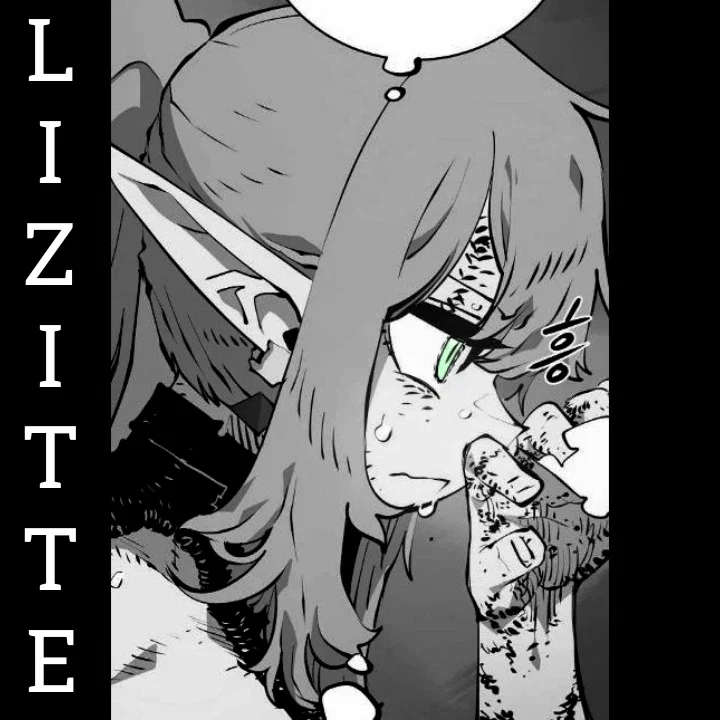 Lizitte| a wounded elf trapped in a bear trap 